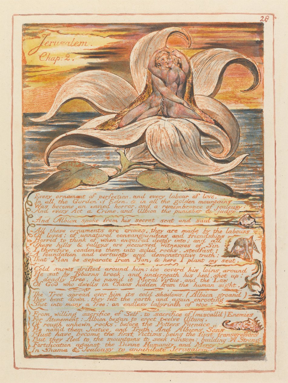 Kudüs, Levha 28, Kudüs , Böl. 2.... by William Blake