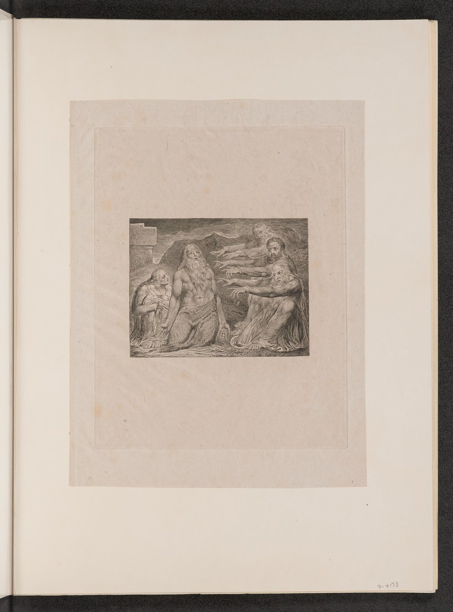 Arkadaşları Tarafından Azarlanan İş by William Blake