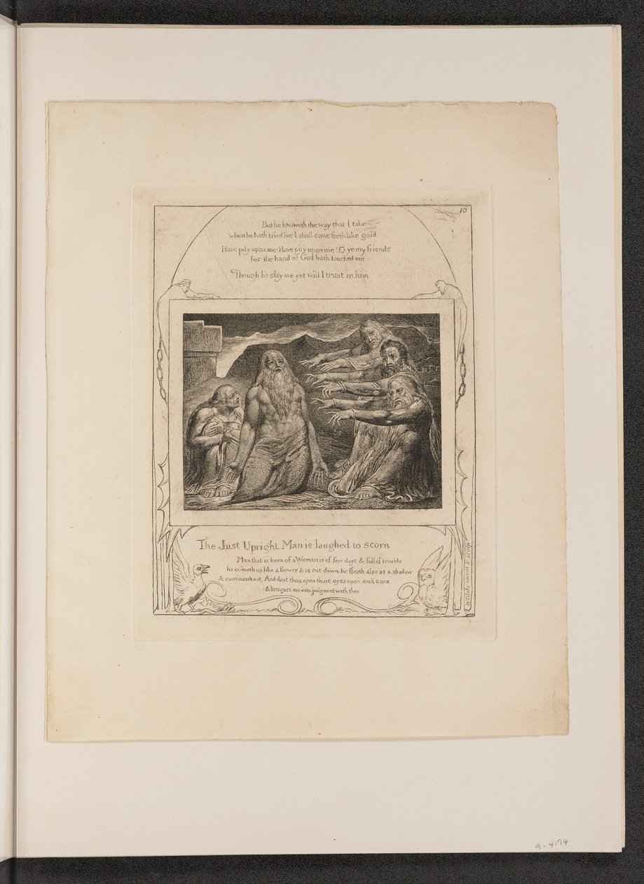 Arkadaşları Tarafından Azarlanan İş by William Blake