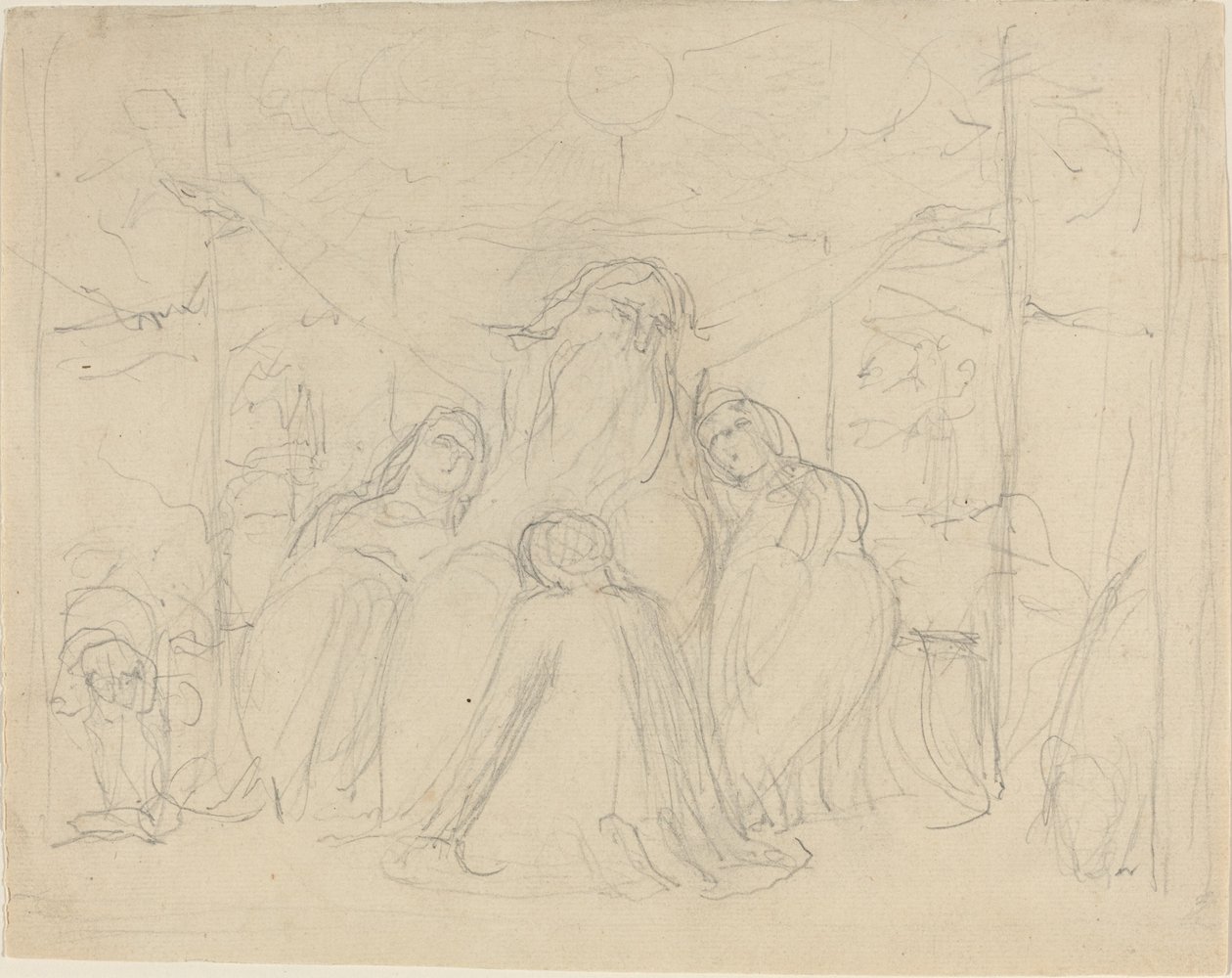 Eyüp ve Kızları by William Blake