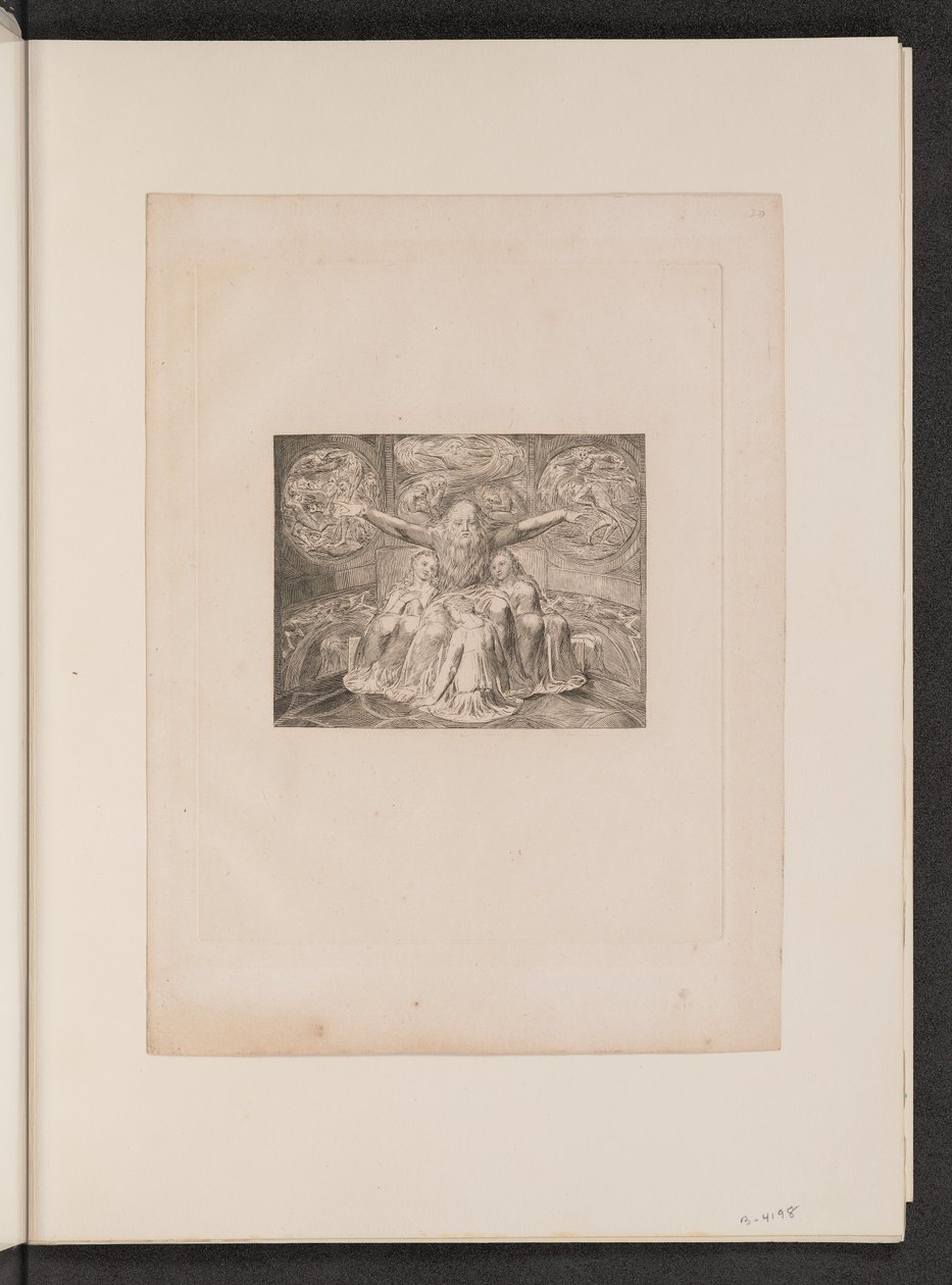 Eyüp ve Kızları, 1825. by William Blake