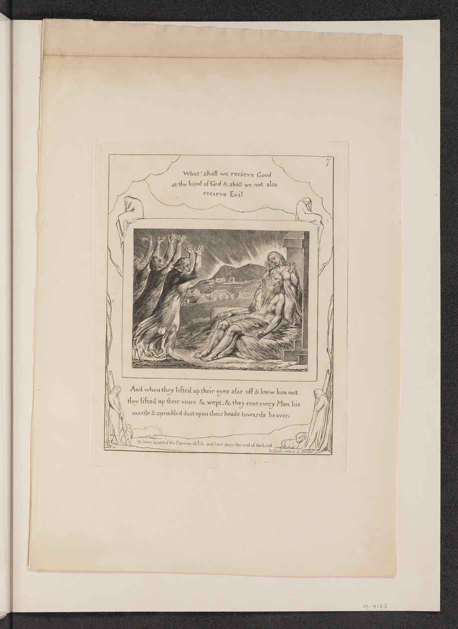 İşin Yorganları, 1825. by William Blake