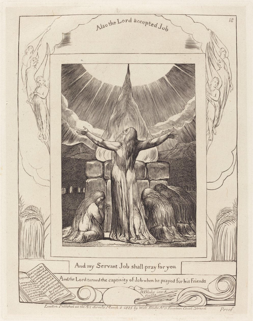 işin fedakarlığı by William Blake
