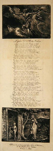 Küçük Denizci Tom, William Hayley by William Blake