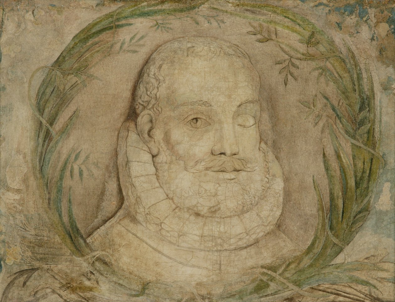 Louis Vaz de Camoens, 1800 dolayları (tuval üzerine tempera) by William Blake