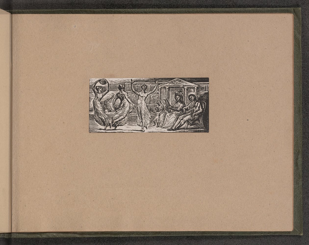 Menalcas, Kadınların Dansını Izlerken by William Blake