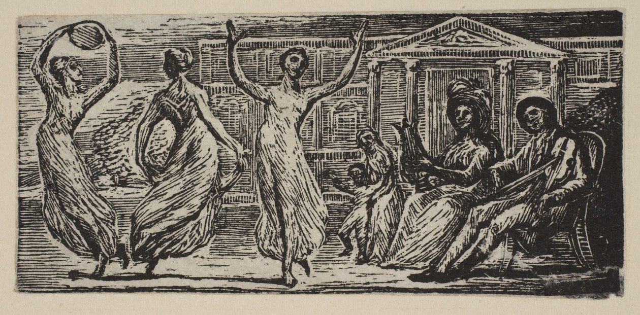 Menalcus, Kadınların Dansını İzlerken, Thorntons Pastorals of Virgil