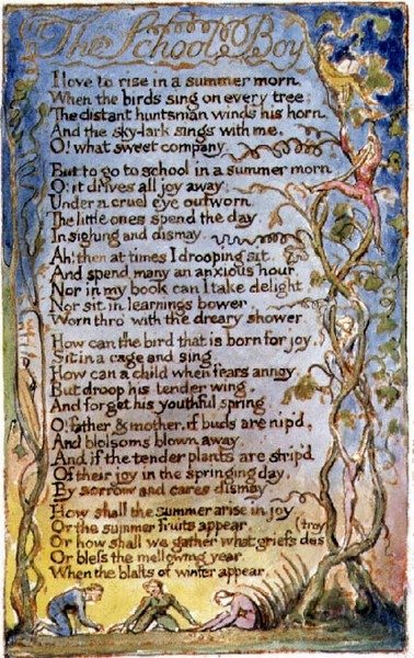 S.125-1950.pt53 The School Boy: Songs of Innocence and of Experience (Masumiyet ve Tecrübe Şarkıları)