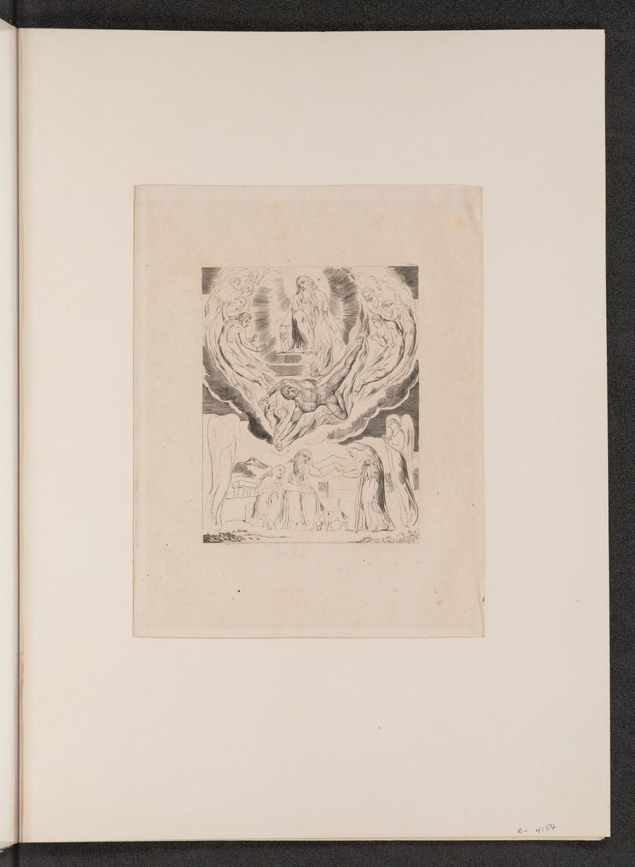 Şeytanın Rabbin Huzurundan Çıkması by William Blake
