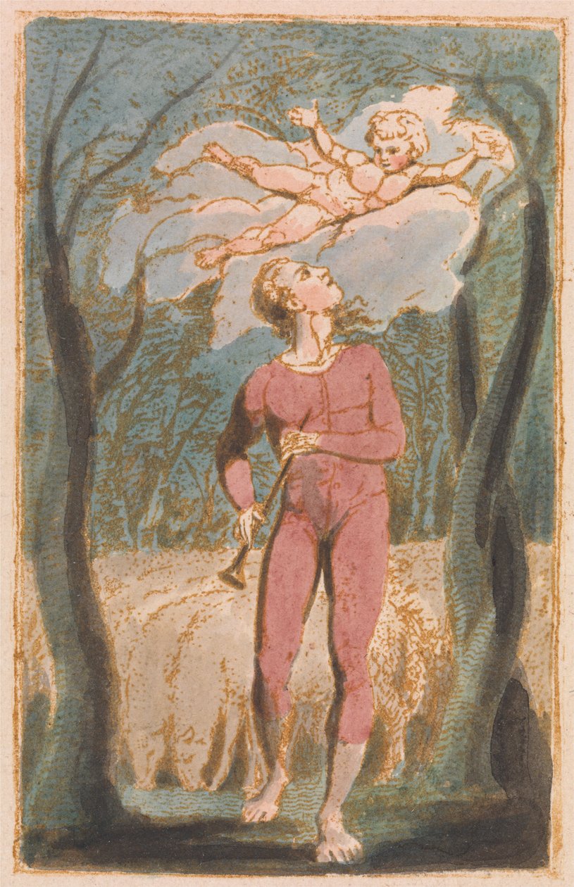 Masumiyet Şarkıları, Plaka 1, Frontispiece (Bentley 2) by William Blake