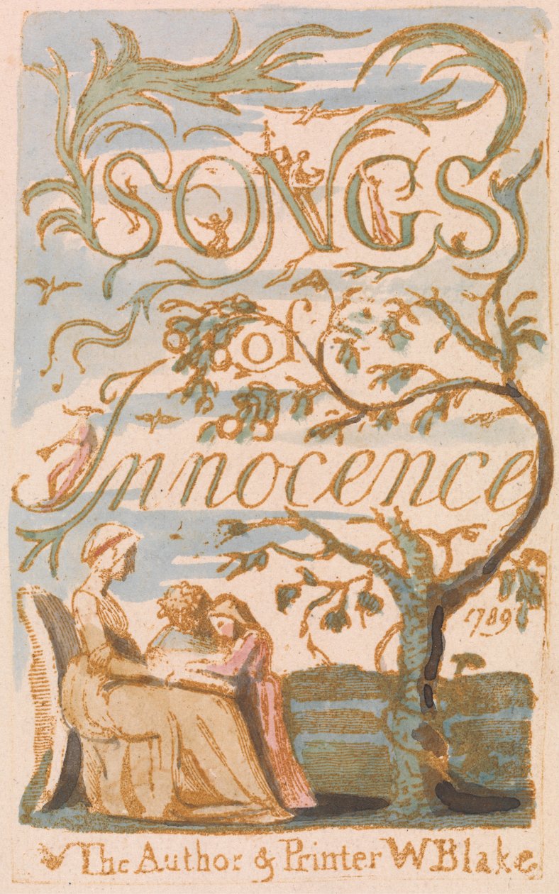 Masumiyet Şarkıları, Plaka 2, Başlık Sayfası (Bentley 3) by William Blake