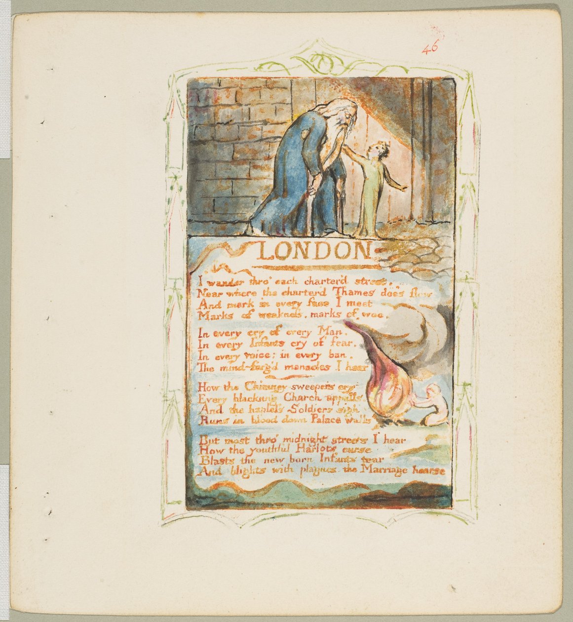 Masumiyet ve Deneyim Şarkıları: Londra, yak. 1825. by William Blake