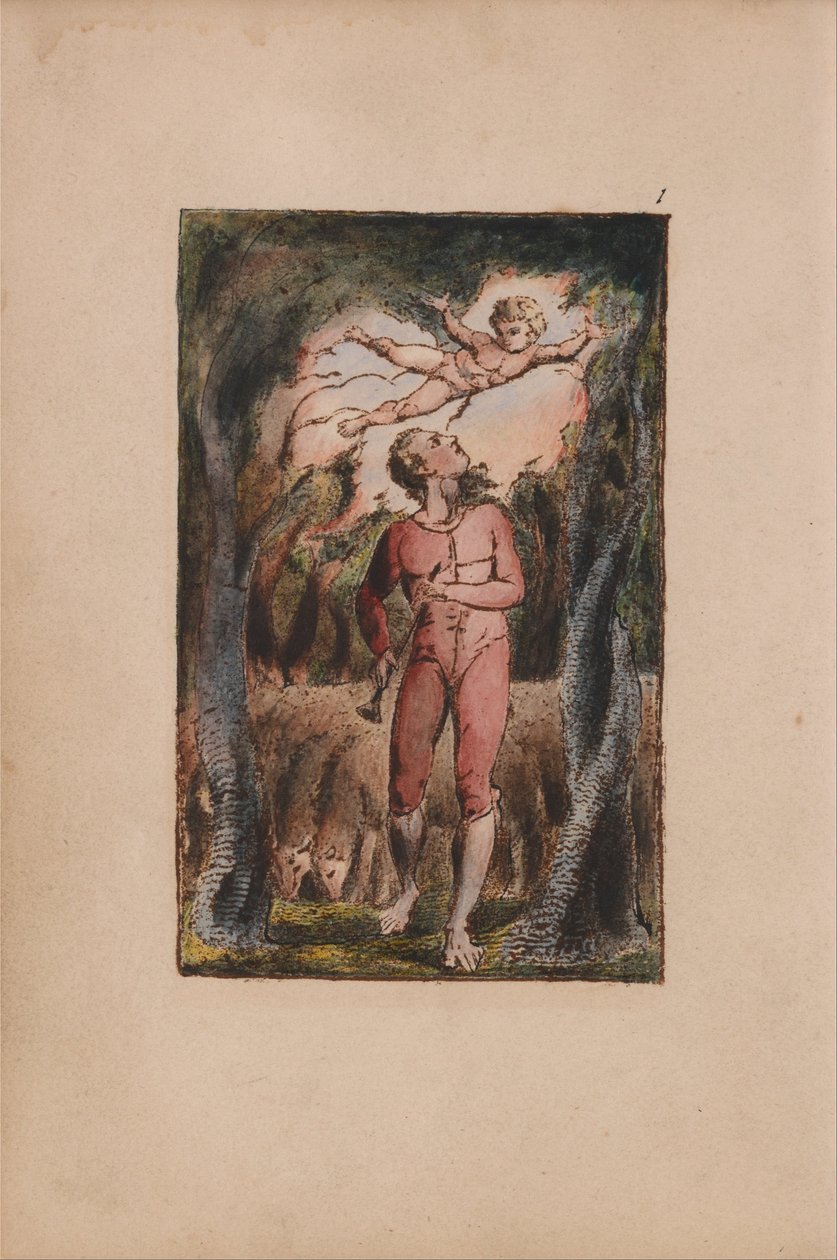 Masumiyet ve Deneyim Şarkıları, Plaka 1, Masumiyet Cephesi (Bentley 2) by William Blake