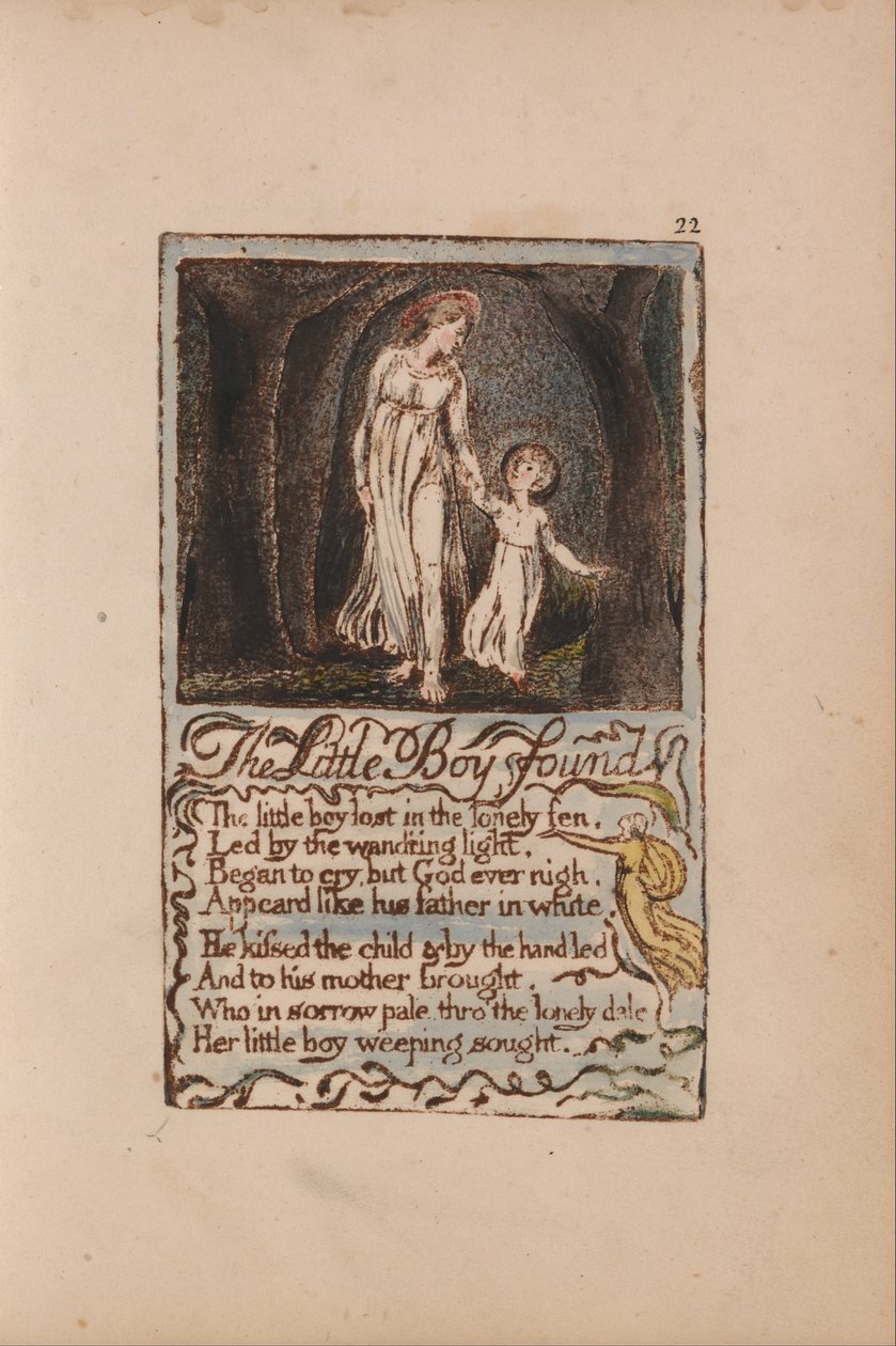 Masumiyet ve Tecrübe Şarkıları, Plaka 22, Bulunan Küçük Çocuk (Bentley 14) by William Blake