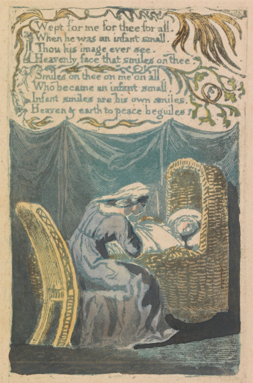 Masumiyet ve Deneyim Şarkıları, Plaka 26, "Bir Beşik Şarkısı" (Bentley 16) by William Blake