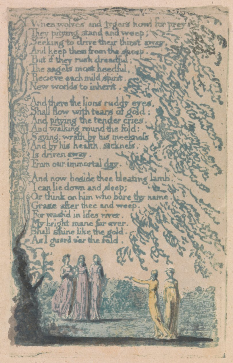 Masumiyet ve Deneyim Şarkıları, Plaka 30, "Gece" (Bentley 20) by William Blake