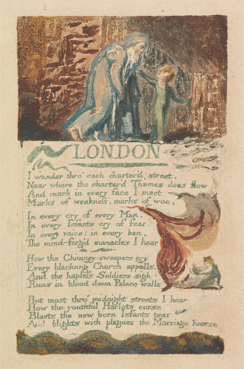 Masumiyet ve Deneyim Şarkıları, Plaka 39, "Londra" (Bentley 46) by William Blake