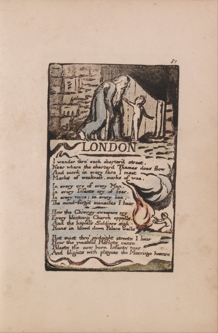 Masumiyet ve Deneyim Şarkıları, Plaka 51, Londra (Bentley 46) by William Blake