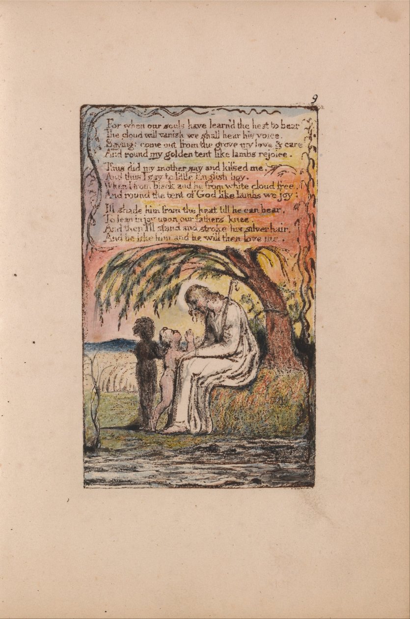 Masumiyet ve Deneyim Şarkıları, Plaka 9, Küçük Siyah Çocuk (Bentley 10) by William Blake