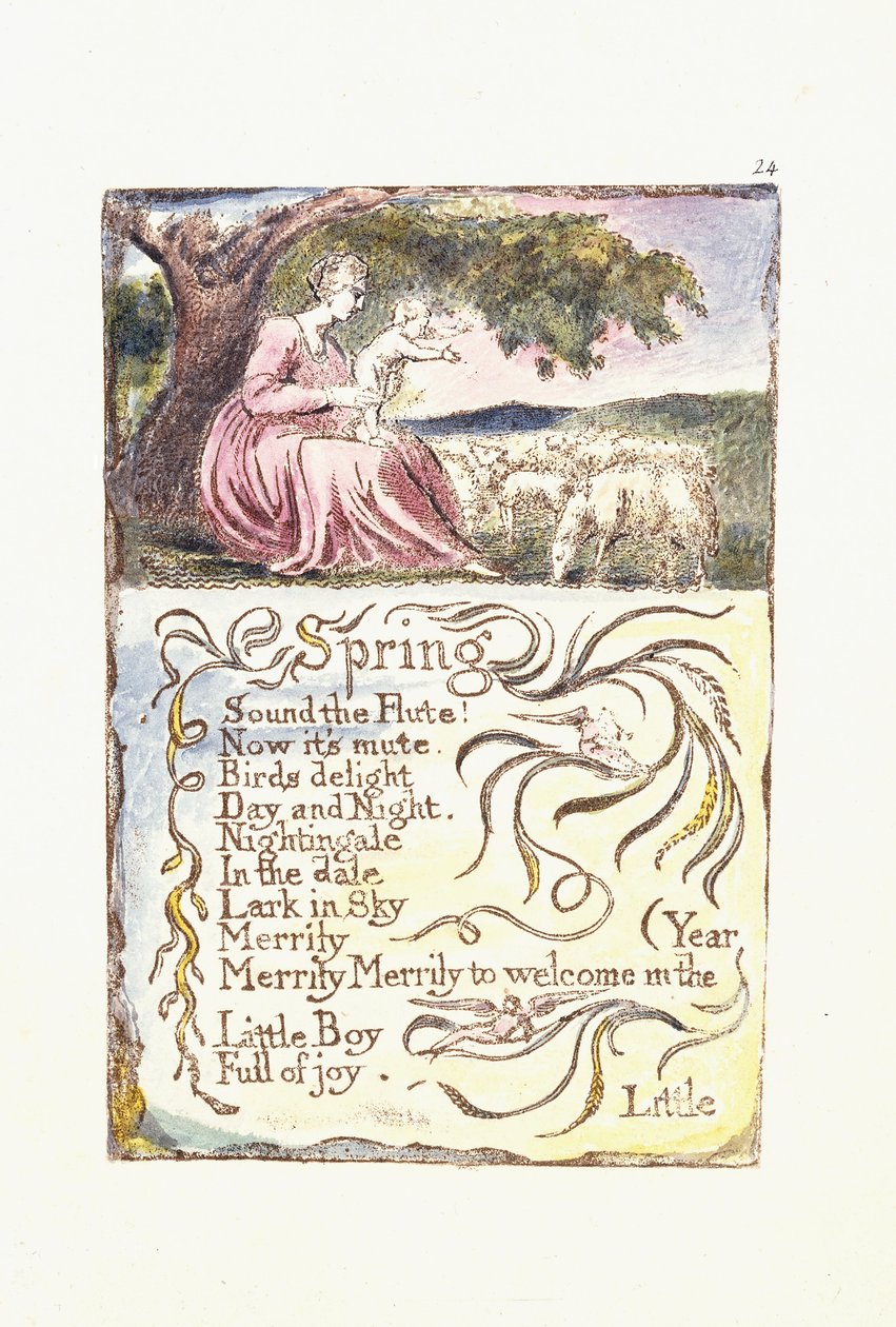 Bahar, 1789 by William Blake