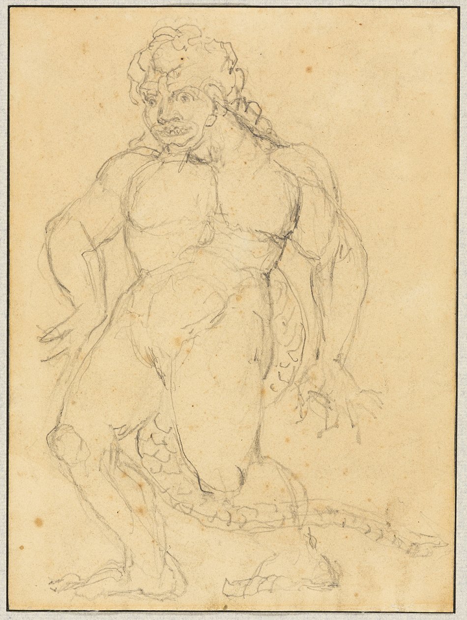 Agnello Brunelleschi Figürünün İncelenmesi by William Blake