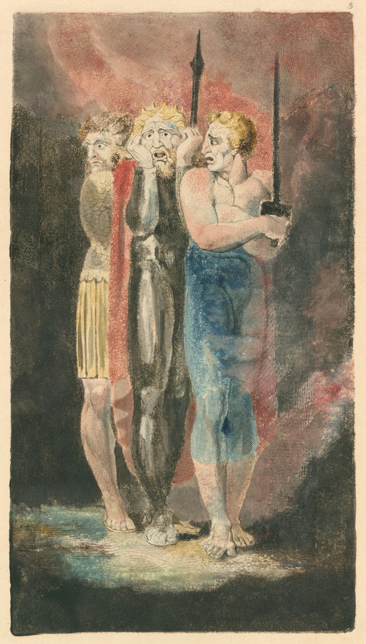 Hırsızlık, Zina, Cinayet Suçluları (Savaş) by William Blake