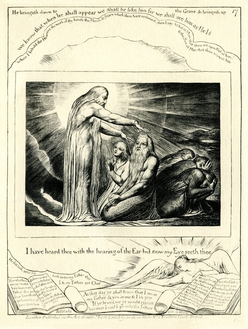 Eyüp Kitabı 42:5 by William Blake