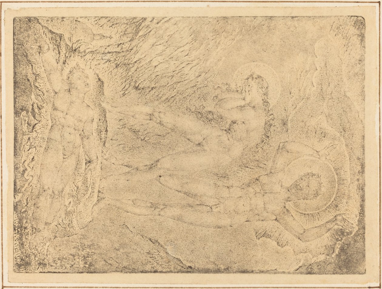 Orkun Zincirlenmesi, 1812. by William Blake