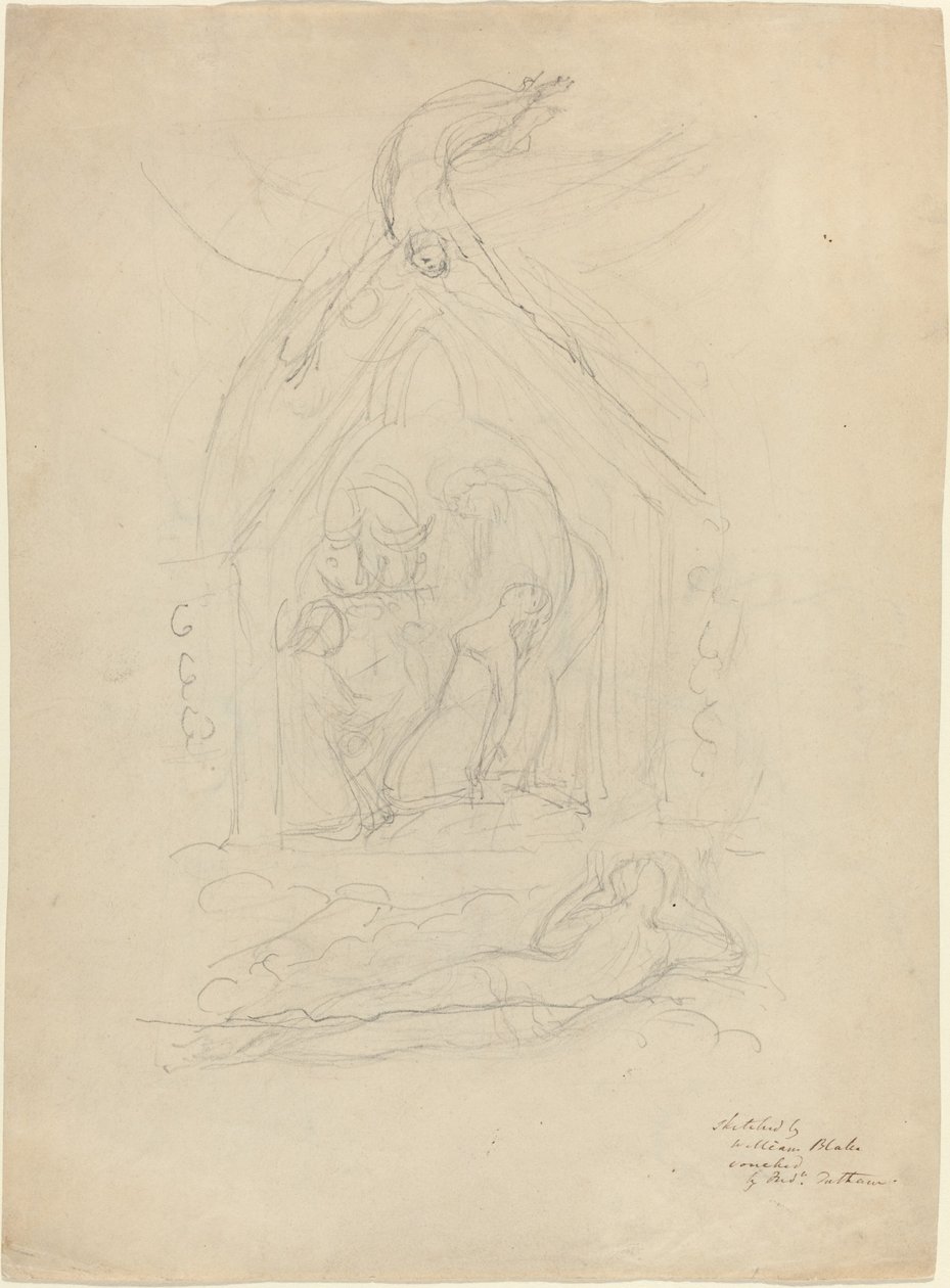 Barışın İnişi [rekto] by William Blake