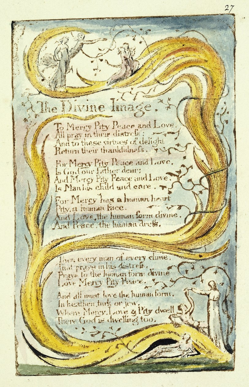 İlahi İmge, 1789 by William Blake