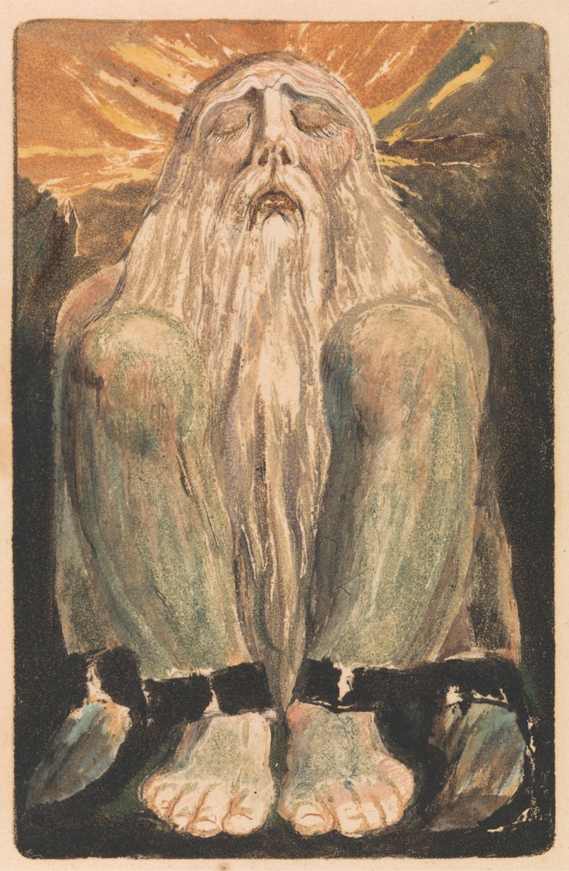 Urizen'in İlk Kitabı, Levha 12 (Bentley 22) by William Blake