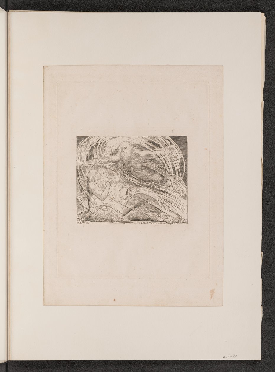 Rab İşi Kasırgadan Yanıtlıyor by William Blake