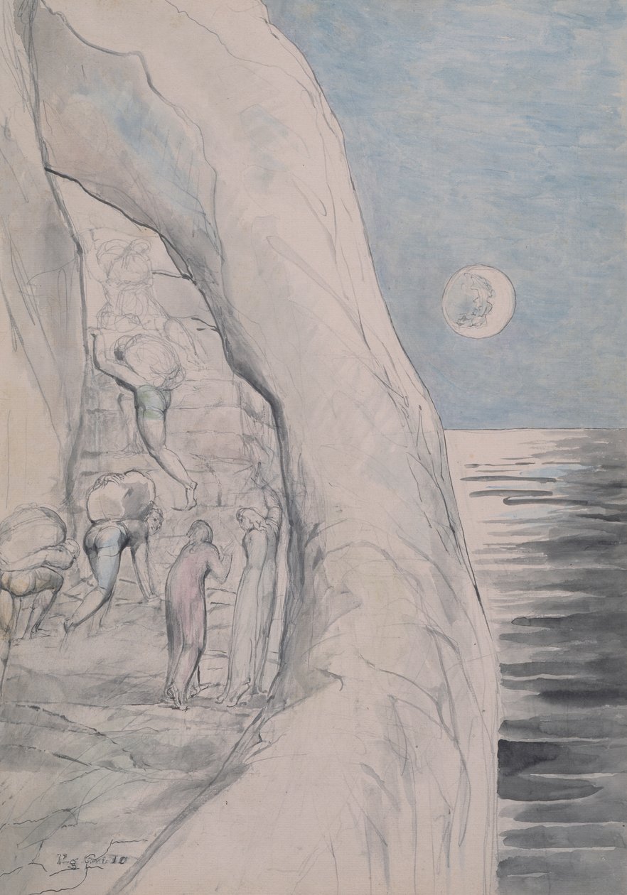 Muazzam Yükleri Altında Gurur 1824-27 by William Blake