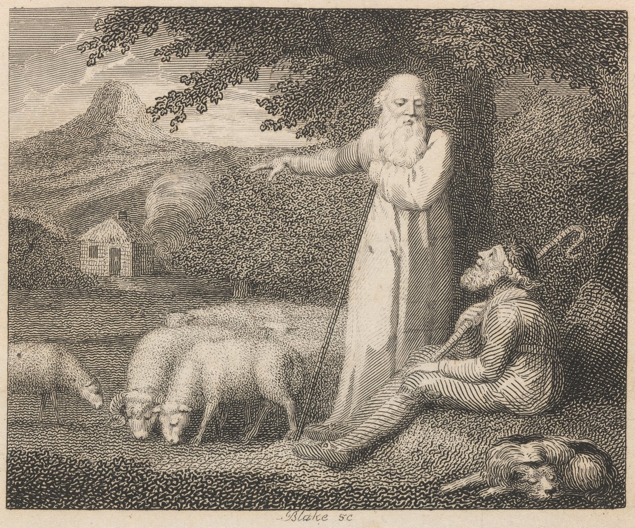 Çoban ve Filozof by William Blake