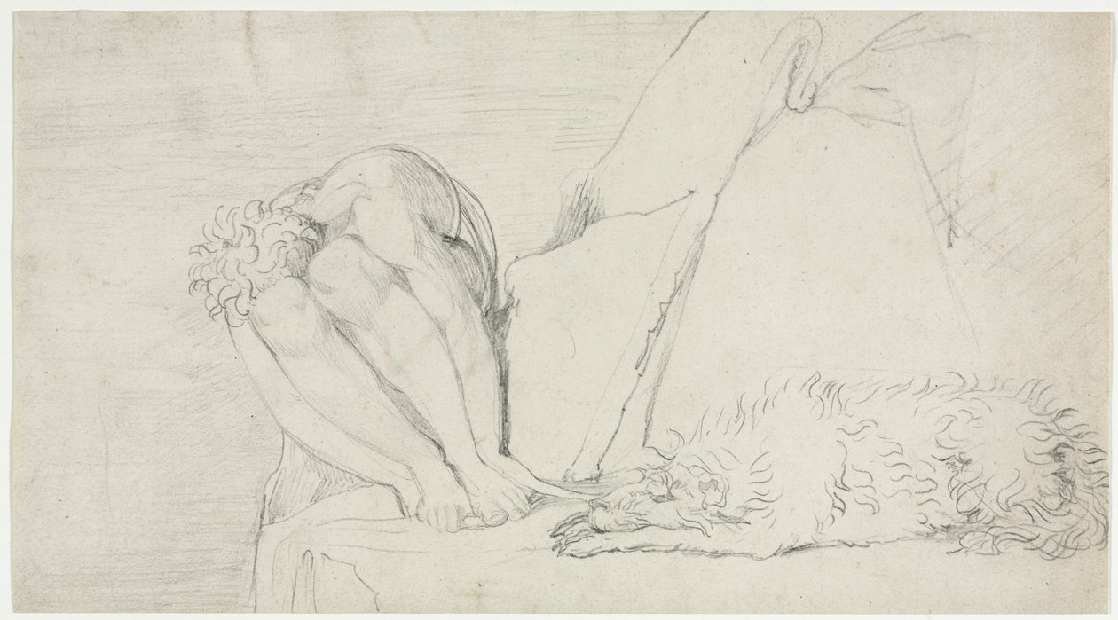 Yalnızca Ölüm Düşüncesi, Korku Yok Eder, c. 1795. by William Blake