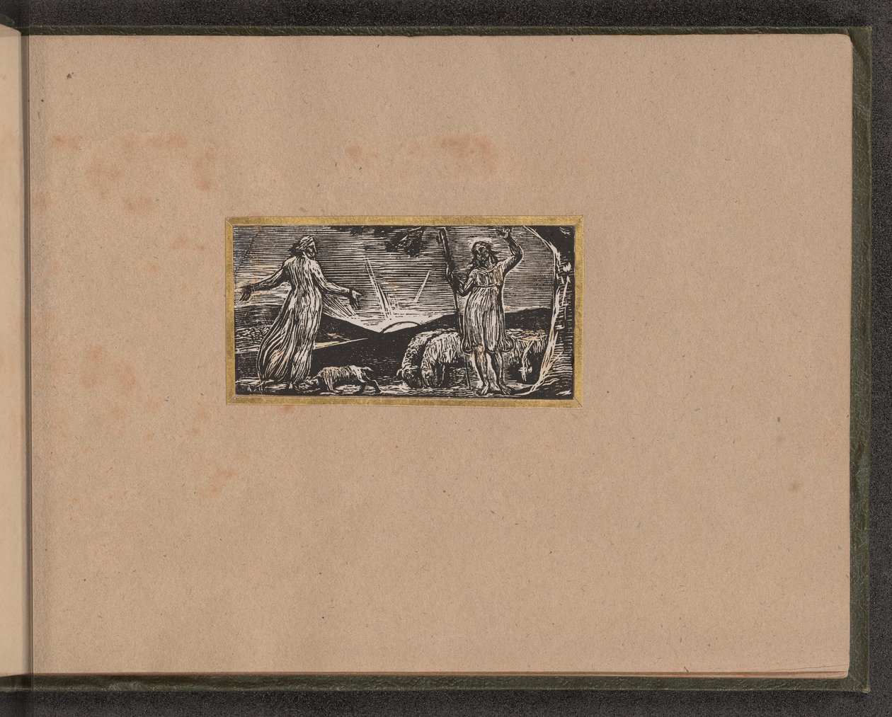 Thenot, Colinet ile Anlatıyor, 1821. by William Blake