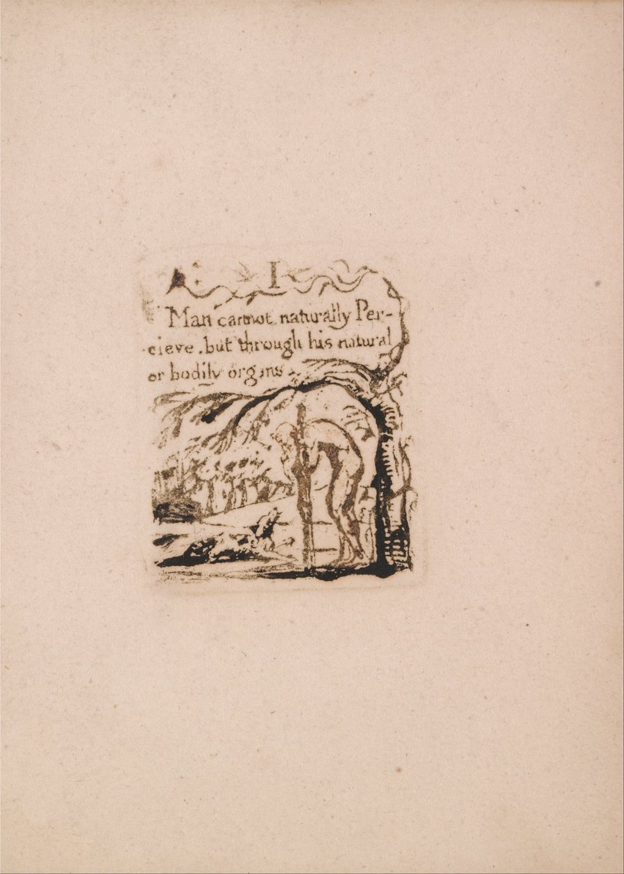 Doğal Din Yoktur, Levha 3, İnsanoğlu doğal olarak yapamam. . . . (Bentley a4) by William Blake