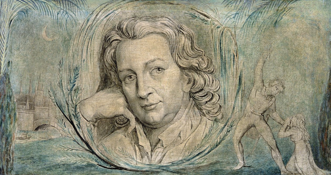 Thomas Otway (tuval üzerine yağlıboya) by William Blake