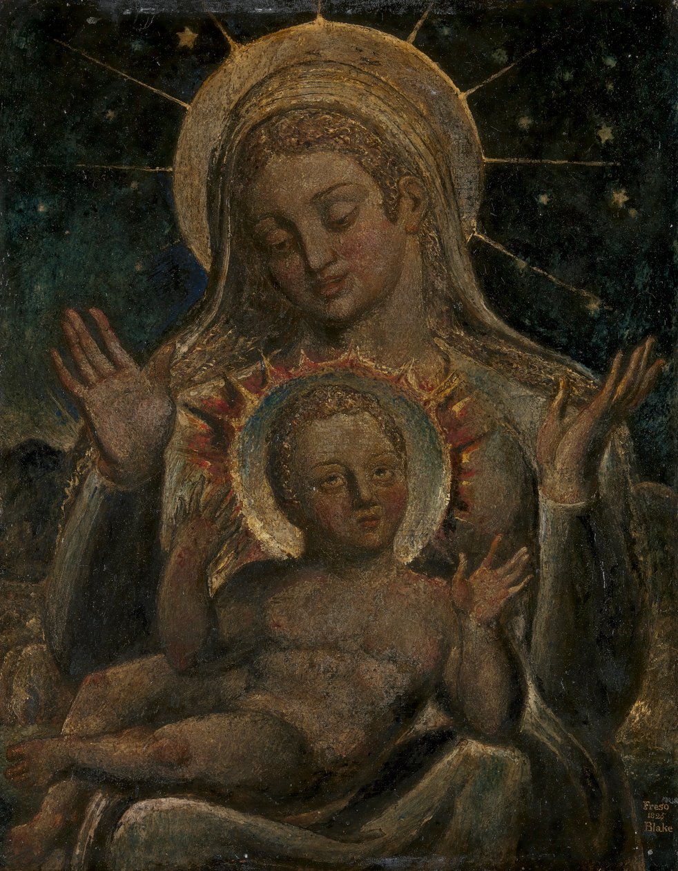 Bakire ve Çocuk by William Blake