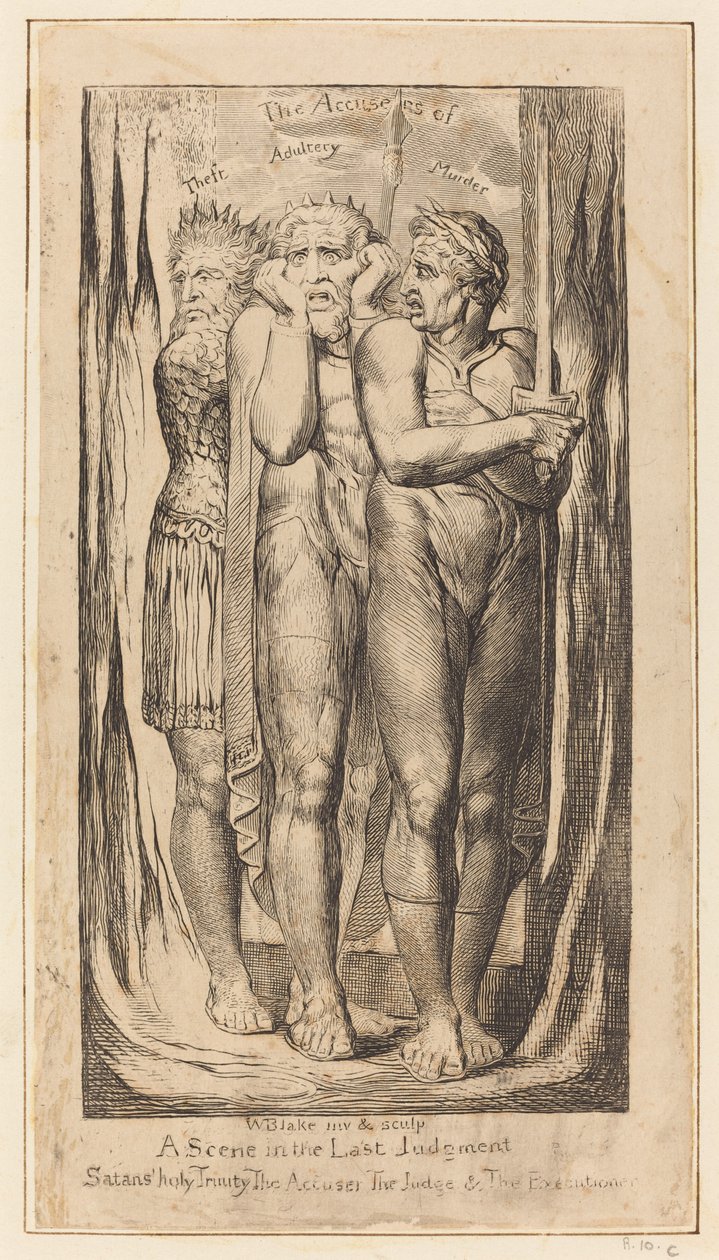Savaş Hırsızlık, Zina, Cinayet Suçluları, c. 18031810. by William Blake
