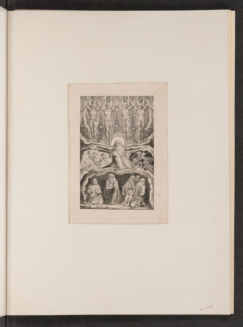 Sabah Yıldızları Birlikte Şarkı Söylediğinde, 1825. by William Blake