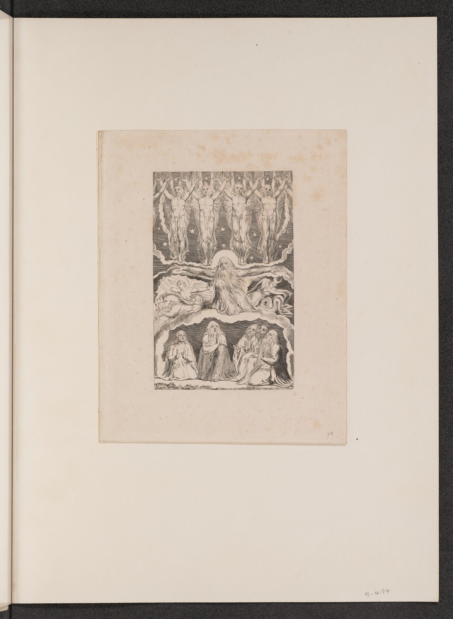 Sabah Yıldızları Birlikte Şarkı Söylediğinde, 1825. by William Blake
