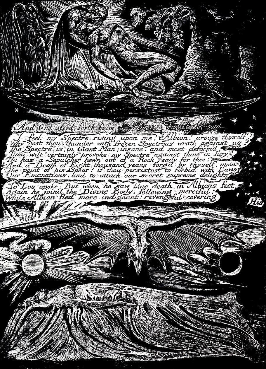William Blake 1757-1827, İngiliz mistik, şair, ressam ve oymacı, 1804-1820 by William Blake