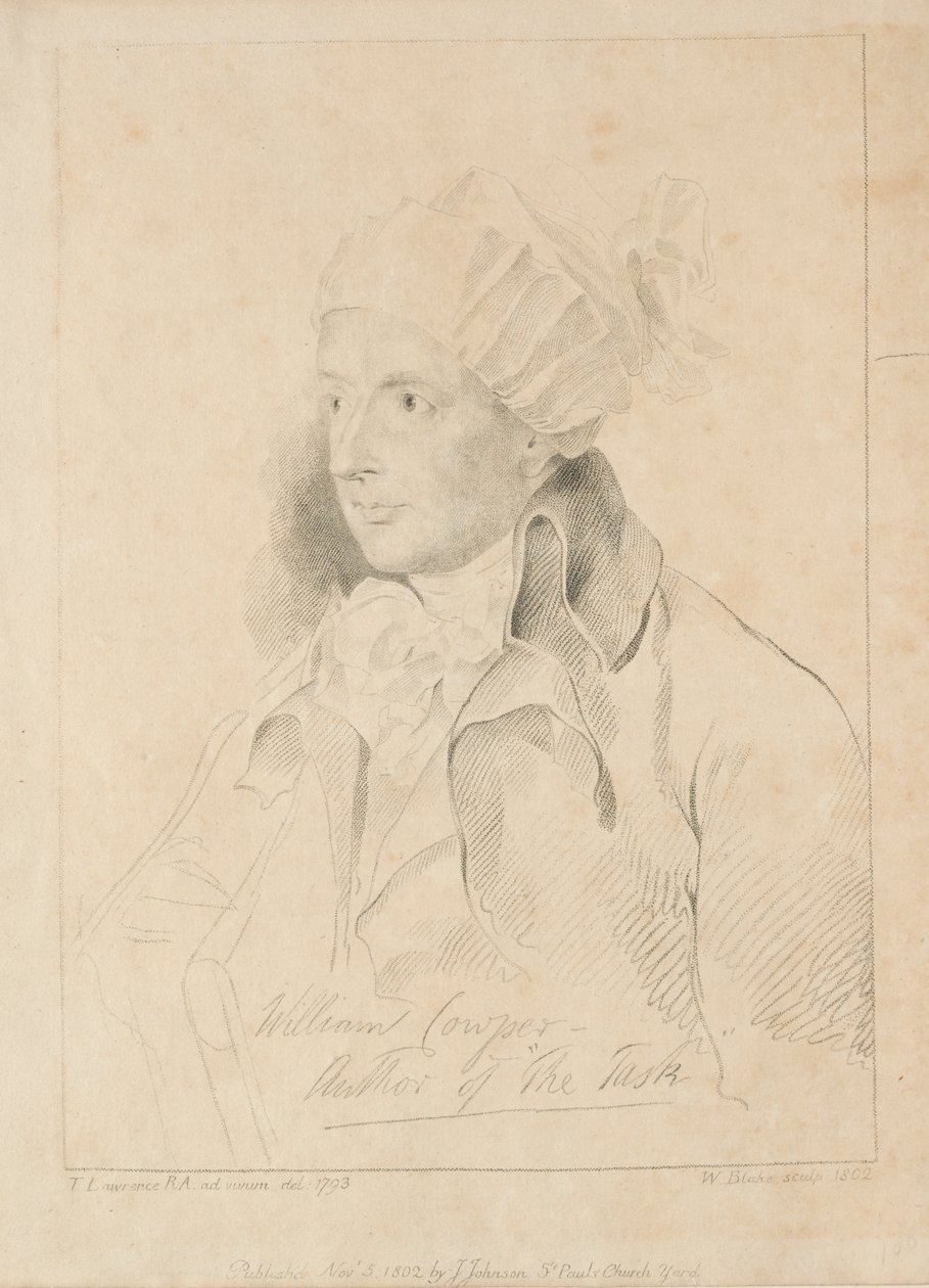 William Cowper by William Blake