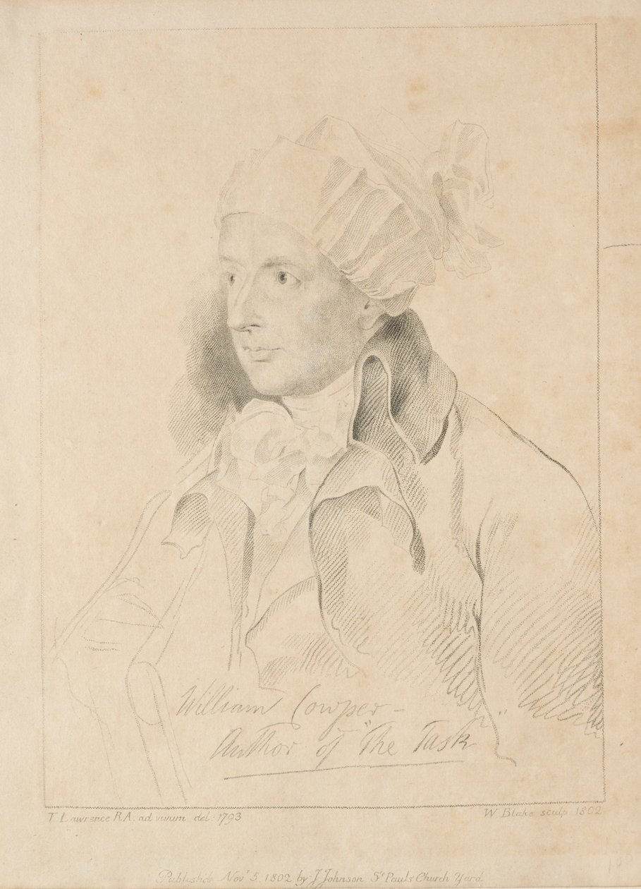 William Cowper, 1802. by William Blake