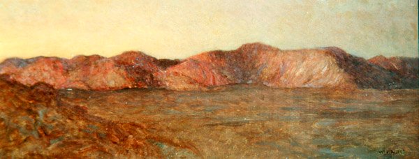 El Kab Çölü, Afterglow by William Blake Richmond
