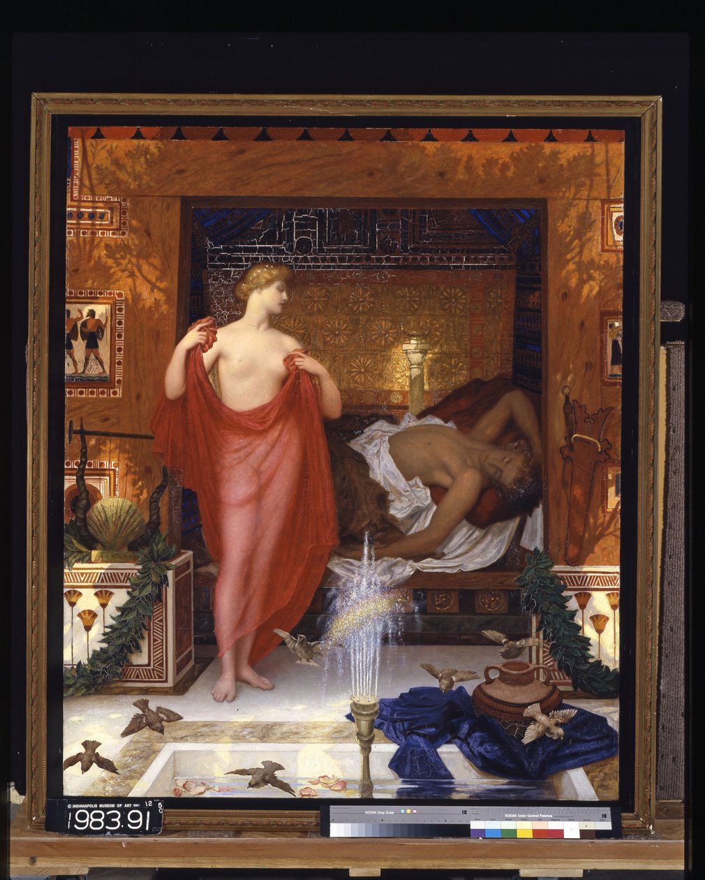Hephaistos'un Evinde Hera (tuval üzerine yağlıboya) by William Blake Richmond