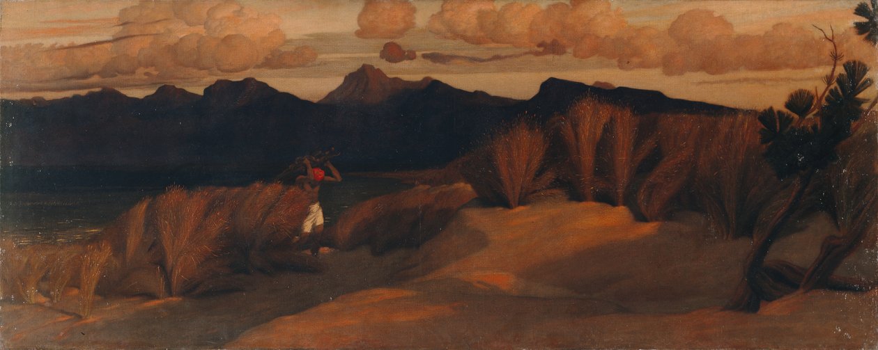 Shelley'nin Cesetinin Bulunduğu Via Reggio yakınlarında by William Blake Richmond