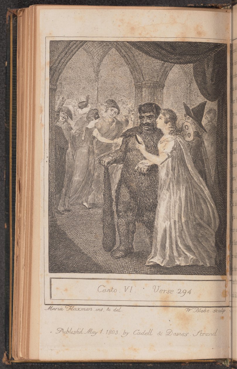 Kanto IV, Ayet 294 by William Blake after Mary Ann Flaxman