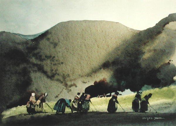 Hoers (kağıt üzerine sulu boya) by William Blamire Young